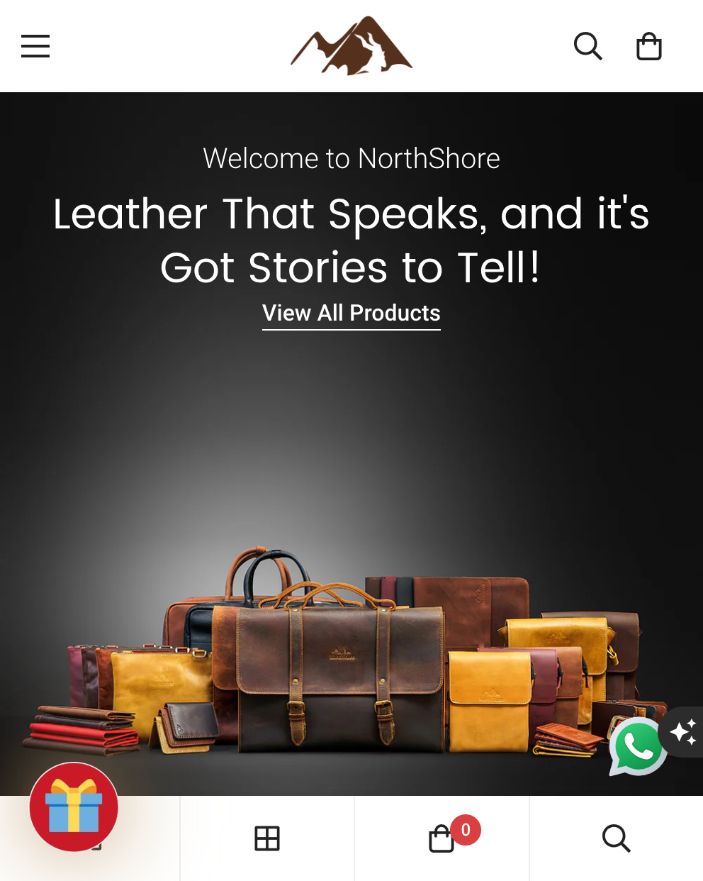 Premium Leather E-Commerce Store image